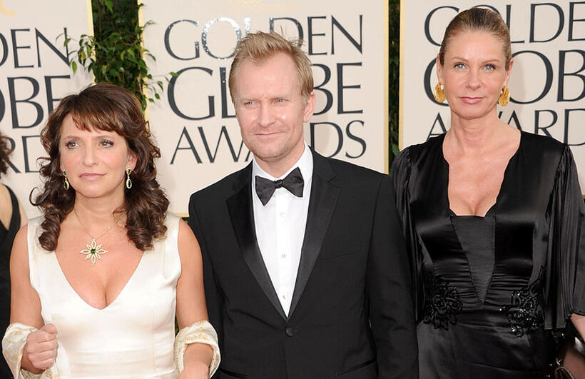 Susanne Bier, Ulrich Thomsen and Pernille Christensen at the 68th Annual Golden Globe Awards.