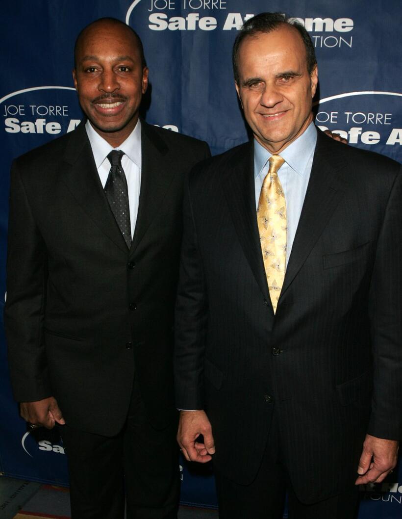 Willie Randolph and Joe Torre at the Joe Torre Safe at Home Foundation third Annual Gala.