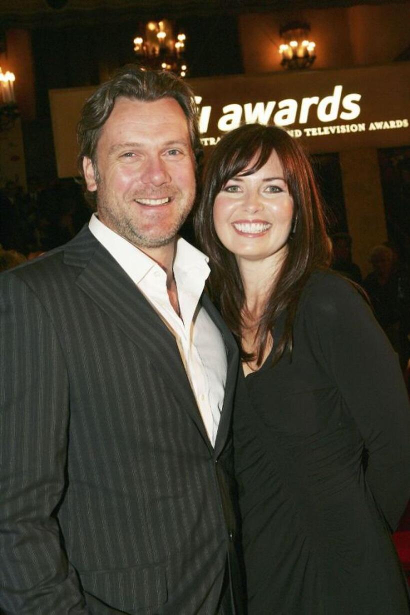 Erik Thomson and Caitlin McDougall at the AFI Awards.