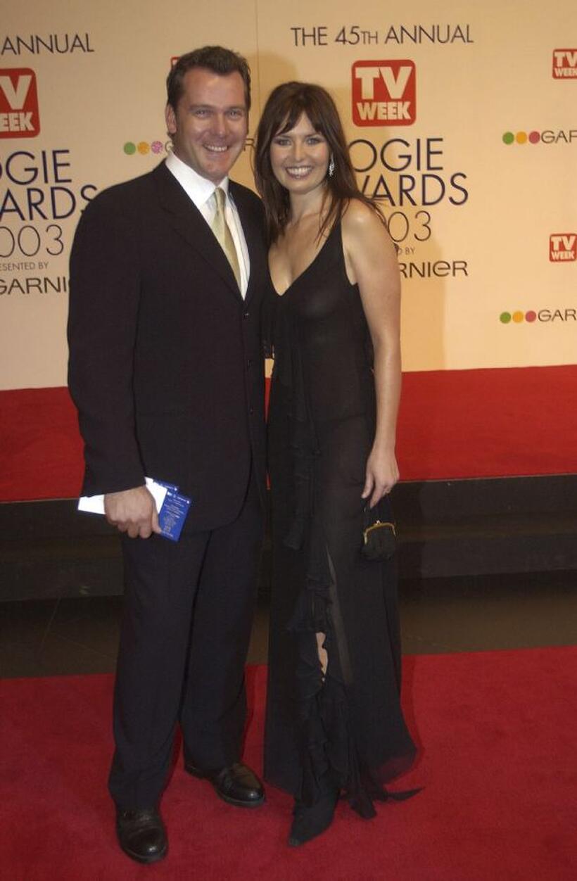 Erik Thomson and Caitlin McDougall at the 45th Annual TV Week Logie Awards 2003.