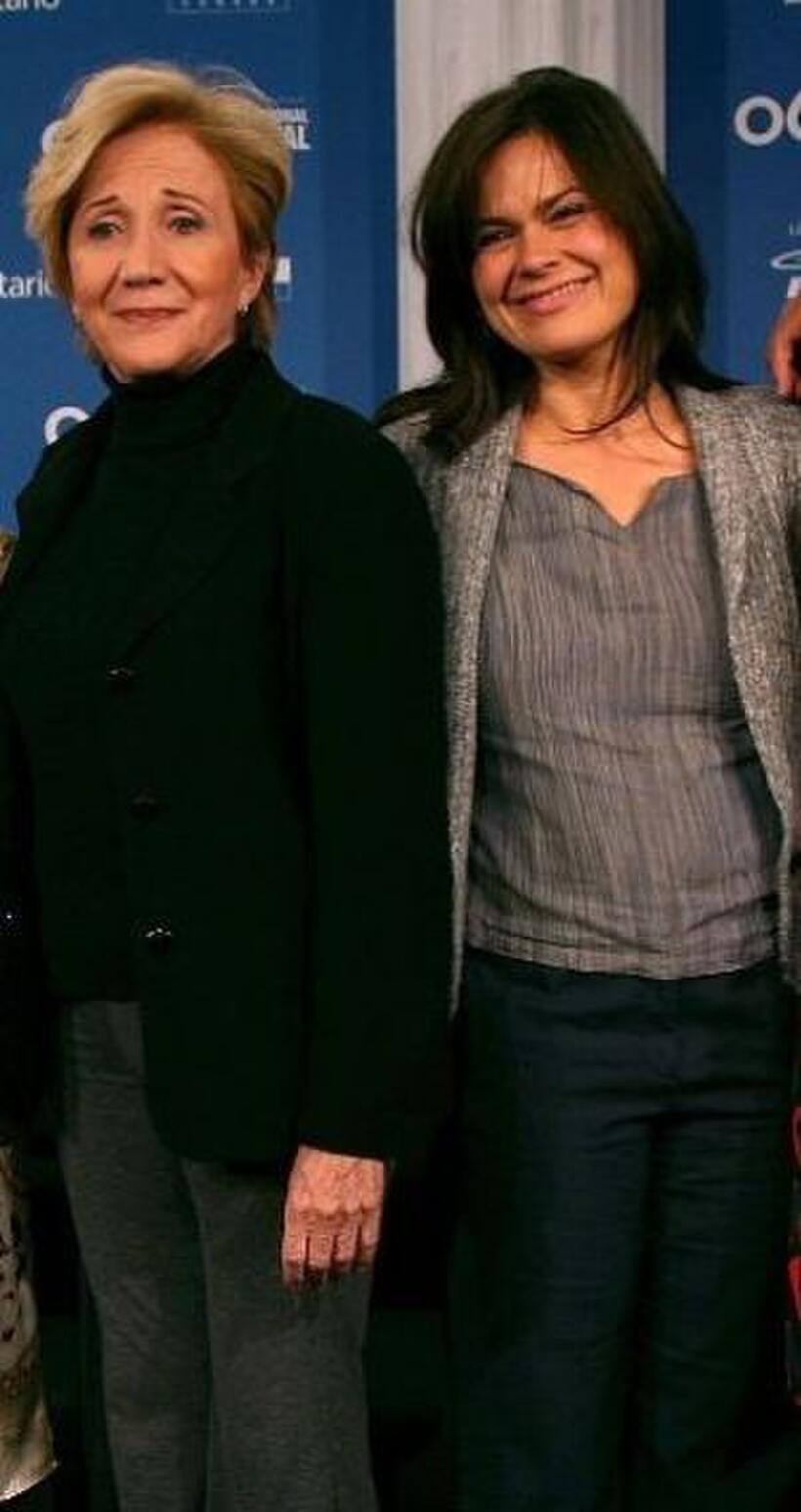 Olympia Dukakis and Kristen Thomson at the press conference of "Away From Her" during the Toronto International Film Festival.