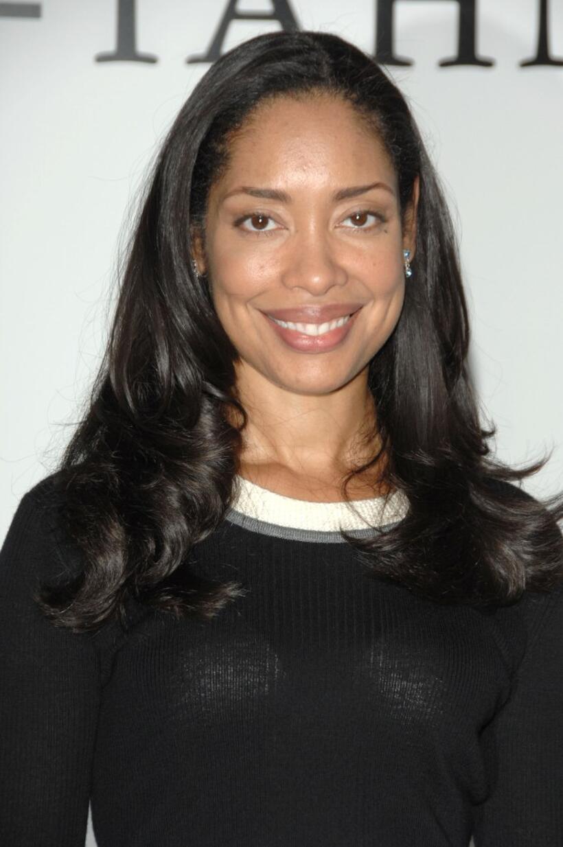 Gina Torres at the Suh-Tahn fashion show during the Mercedes-Benz Fashion Week.