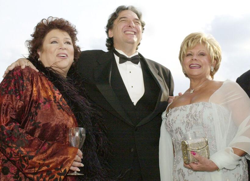 Liz Torres, Gregory Nava and Lilliam Sanchez-Martinez at the Hispanic Heritage Awards.