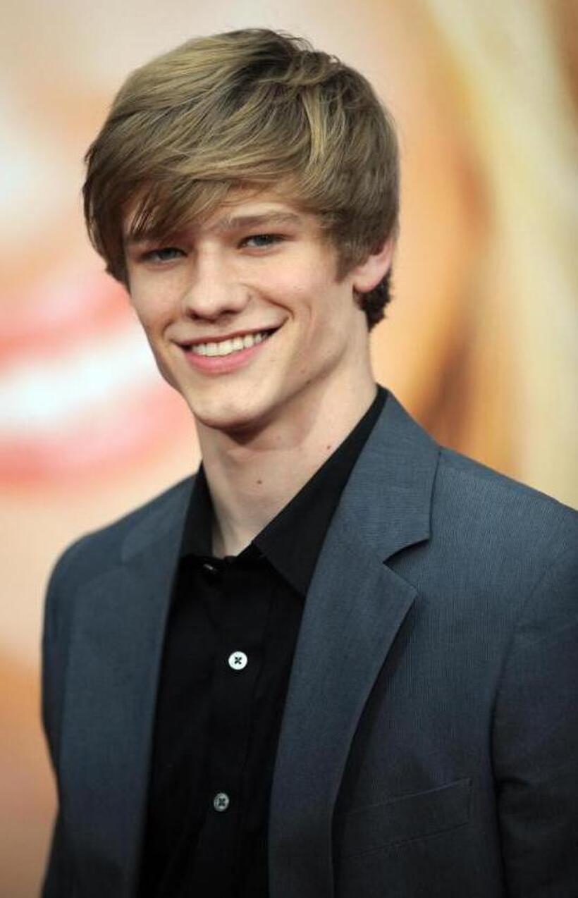 Lucas Till at the world premiere of "Hannah Montana."
