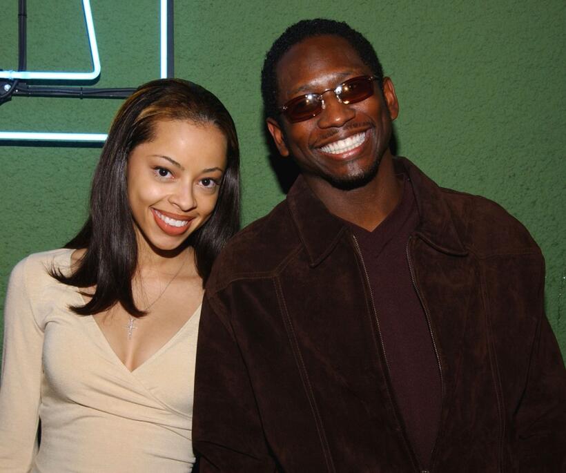 Guy Torry and his fiancee Monica at the American Music Award after party.