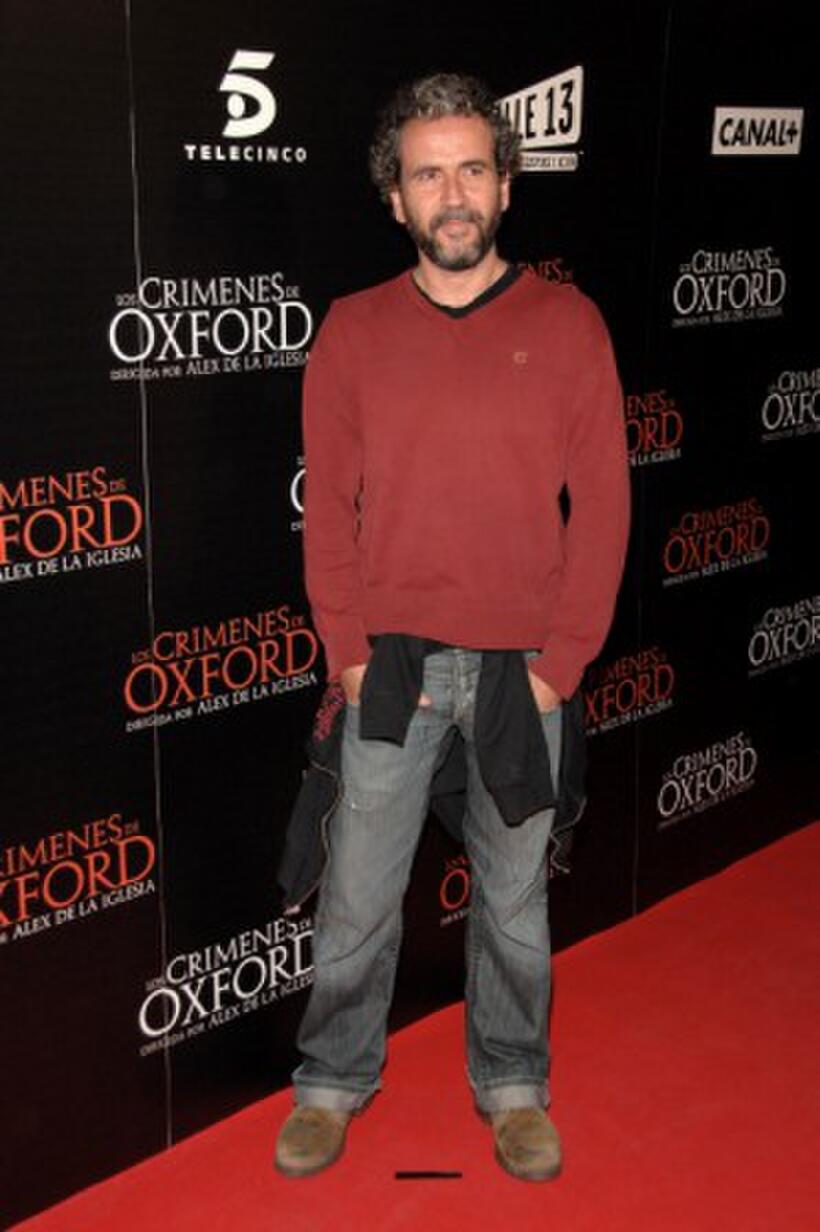 Guillermo Toledo at the Madrid premiere of "The Oxford Murders."