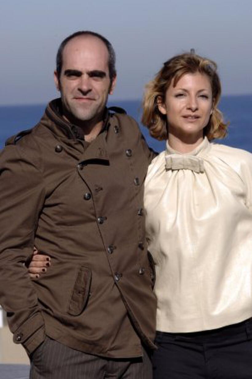Luis Tosar and Najwa Nimri at the 54th San Sebastian Film Festival.
