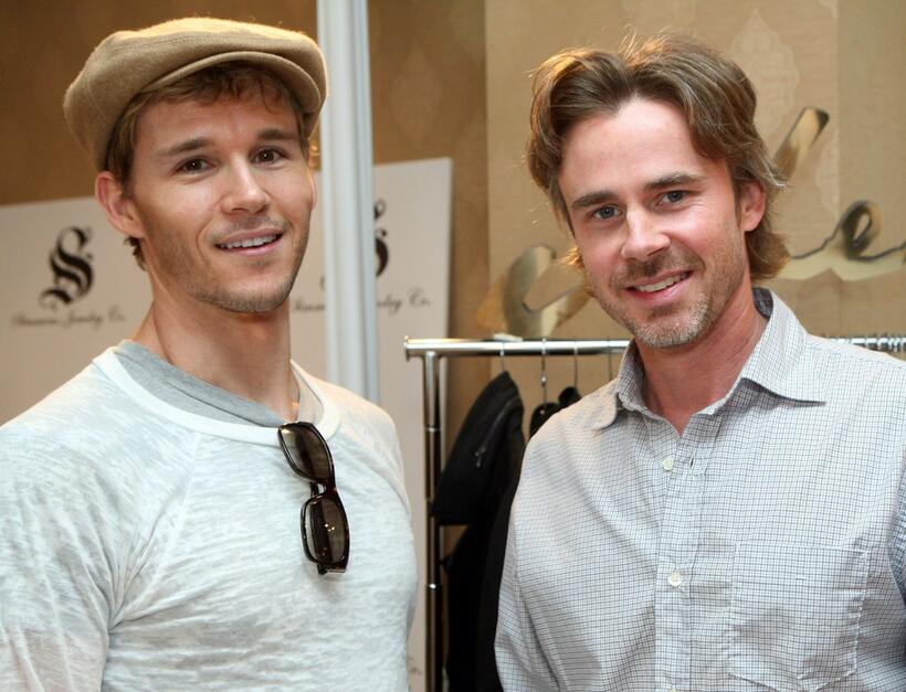 Ryan Kwanten and Sam Trammell at the 66th Annual Golden Globe Awards.