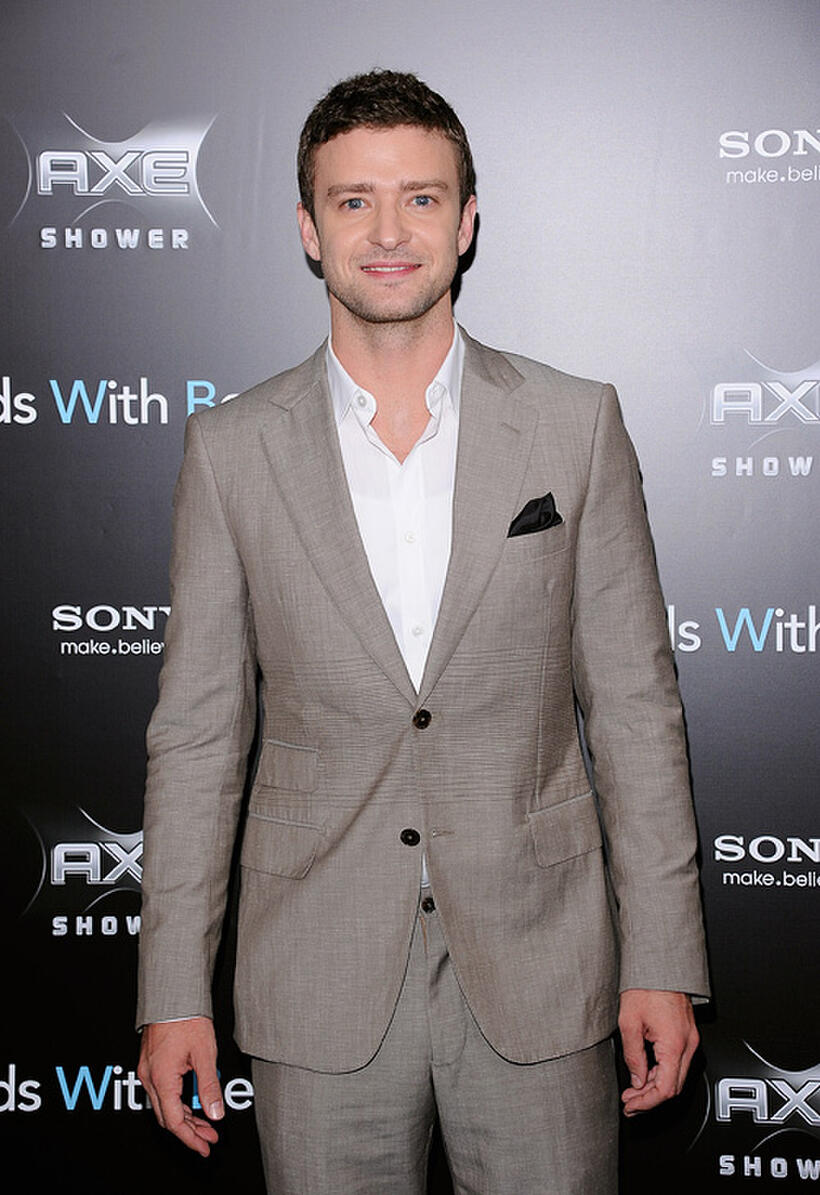 Justin Timberlake at the New York premiere of "Friends With Benefits."