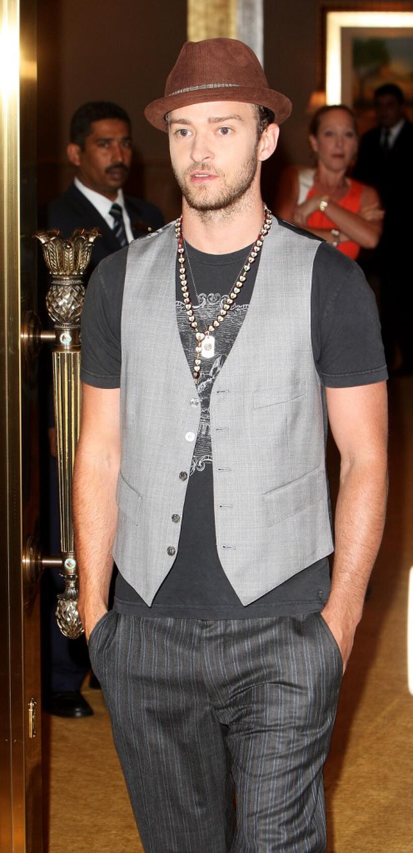 Justin Timberlake at the closing night of FutureSex/LoveShow World Tour.