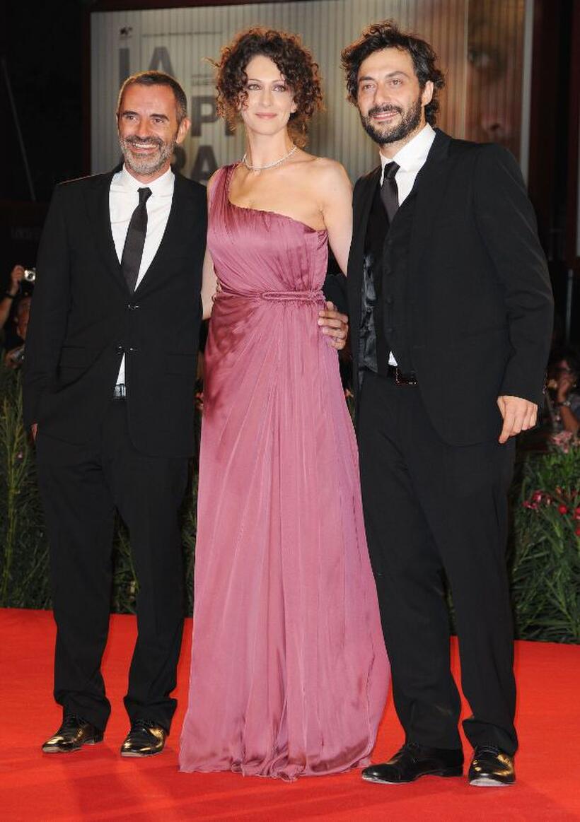 Giuseppe Capotondi, Ksenia Rappoport and Filippo Timi at the 66th Venice Film Festival.