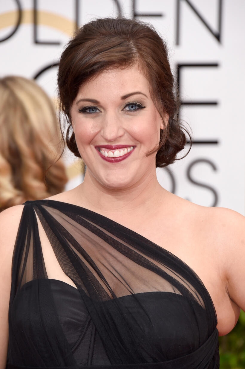 Allison Tolman at the 72nd Annual Golden Globe Awards at The Beverly Hilton Hotel.
