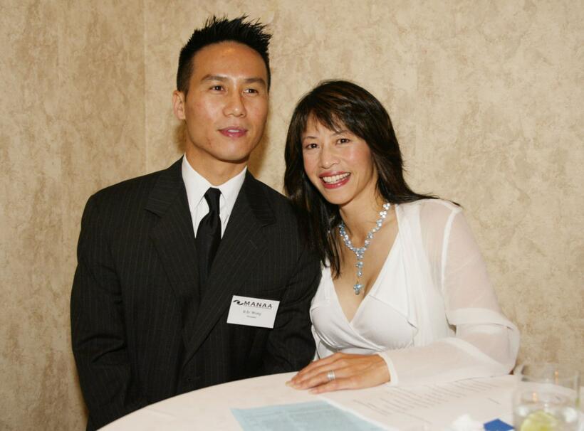 BD Wong and Lauren Tom at the 10th Anniversary Awards Gala for MANAA.