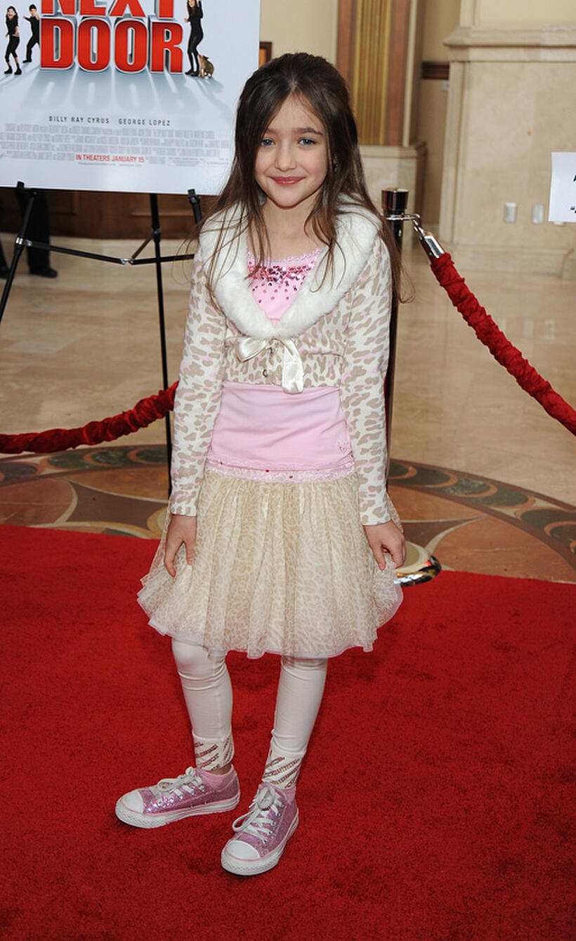 Ashley Boettcher at the California premiere of "The Spy Next Door."