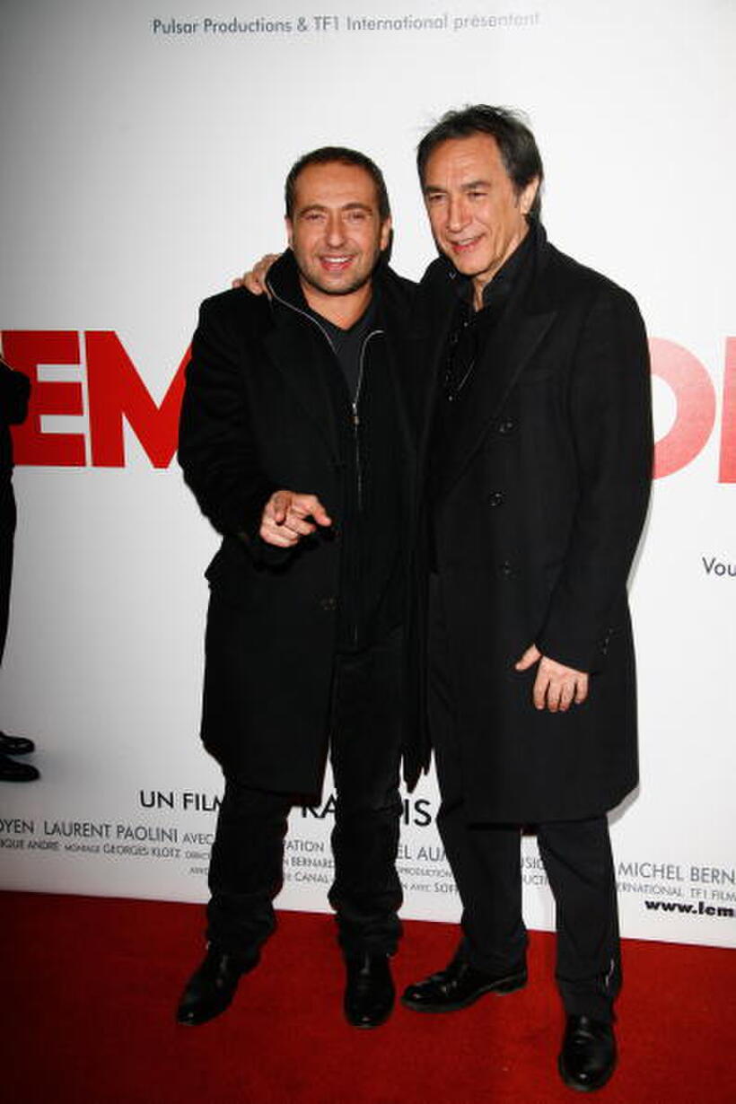 Patrick Timsit and Richard Berry at the premiere of "L'emmerdeur."