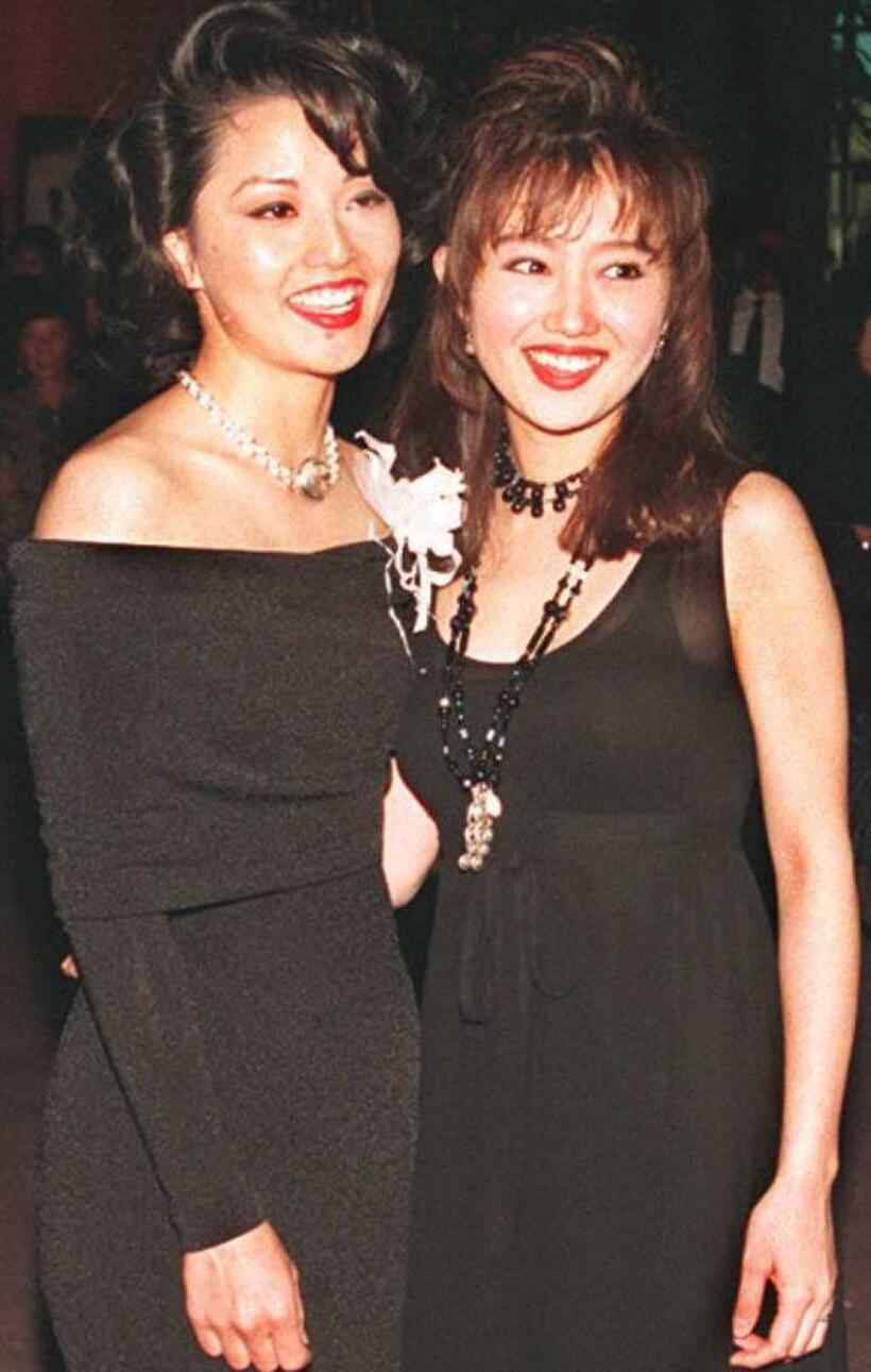 Youki Kudoh and Tamlyn Tomita at the premiere of "Picture Brides."