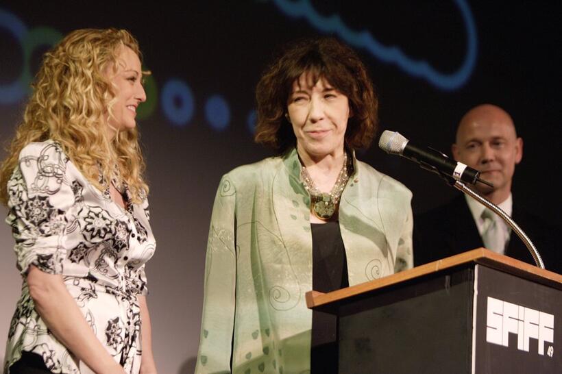 Lily Tomlin and Virginia Madsen at the closing night of the 49th San Francisco International Film Festival.
