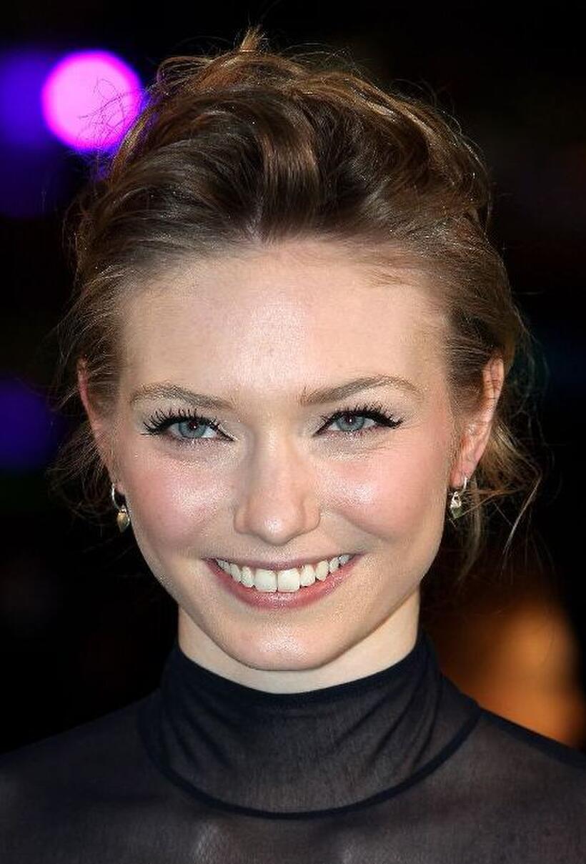 Eleanor Tomlinson at the Royal world premiere of "Alice in Wonderland."