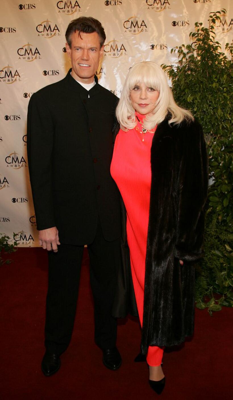 Randy Travis and wife at the 38th Annual CMA Awards.