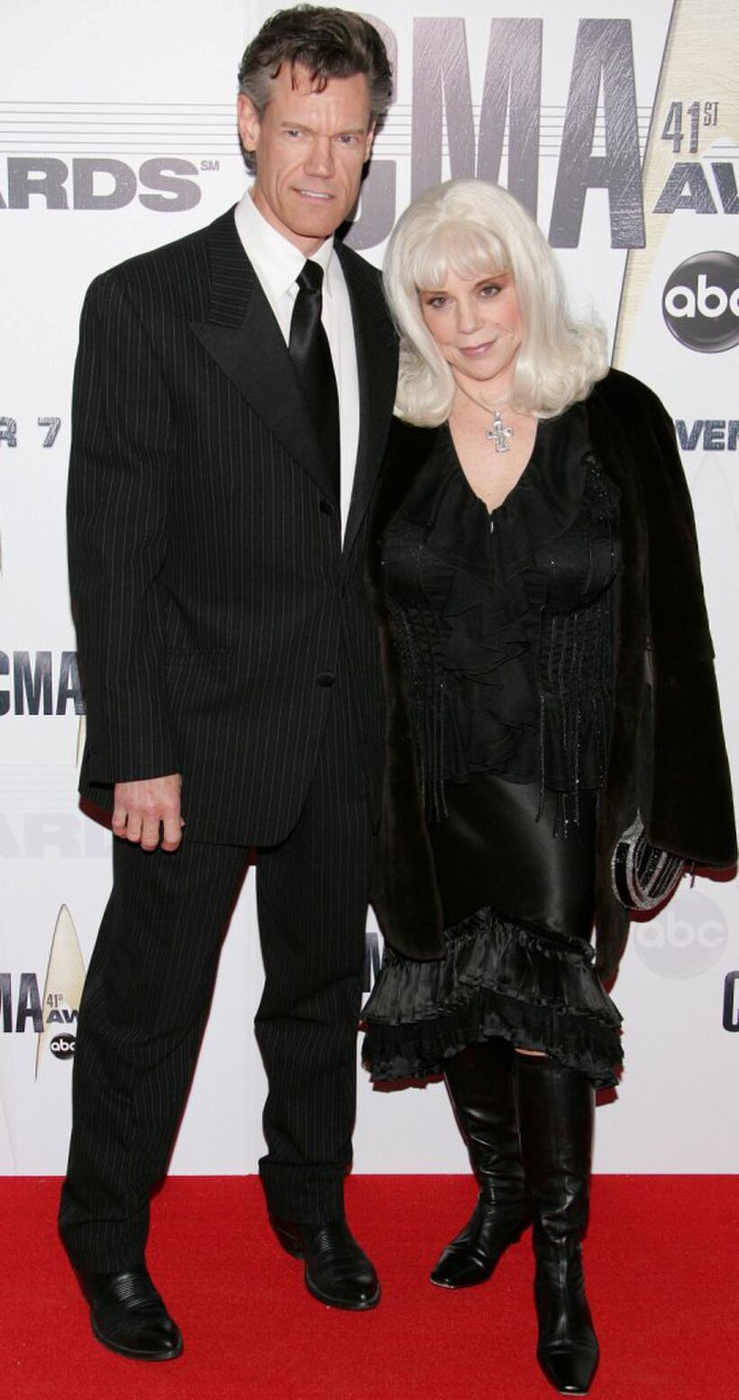 Randy Travis and Elizabeth Travis at the 41st Annual CMA Awards.