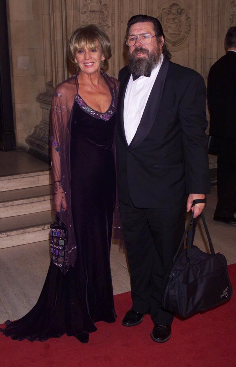 Ricky Tomlinson and Guest at the National Television Awards.