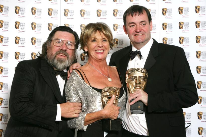 Ricky Tomlinson, Sue Johnston and Craig Cash at the British Academy Television Awards.