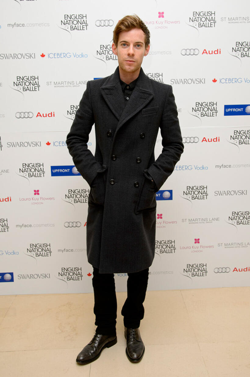 Luke Treadaway at the English National Ballet Christmas party in England.