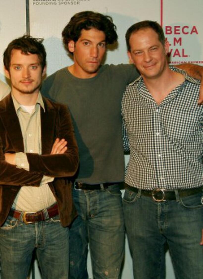 Elijah Wood, Jon Bernthal and Bryan Gunnar Cole at the 2007 Tribeca Film Festival.