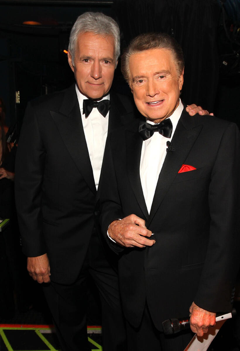 Alex Trebek and Regis Philbin at the 37th Annual Daytime Entertainment Emmy Awards in Las Vegas.