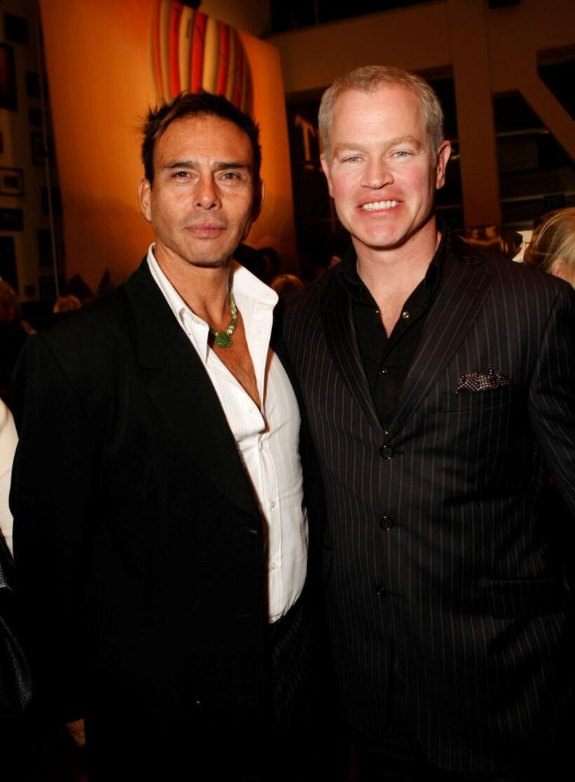 Raoul Trujillo and Neal McDonough at the after party of the Los Angeles premiere of "Tin Man."
