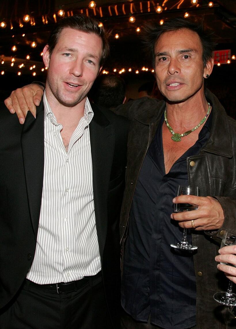 Ed Burns and Raoul Trujillo at the after party of the Los Angeles premiere of "Tin Man."