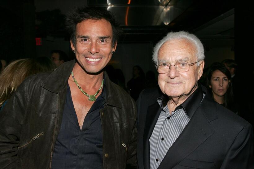 Raoul Trujillo and Robert Halmi Sr. at the after party of the New York premiere of "Tin Man."