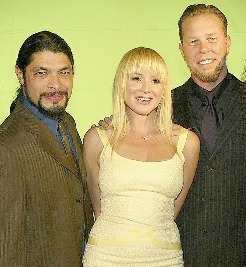 Robert Trujillo, Jewel and James Hetfield at the 21st Annual ASCAP Pop Music Awards.