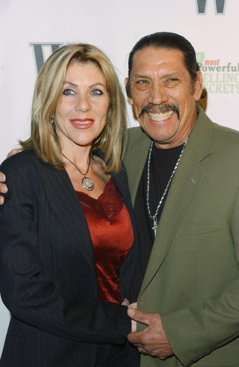 Danny Trejo and Debbie at the W Magazine party.