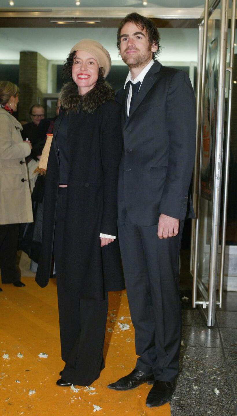 Maria Schrader and Sebastian Blomberg at the premiere of "Agnes Und Seine Brueder."