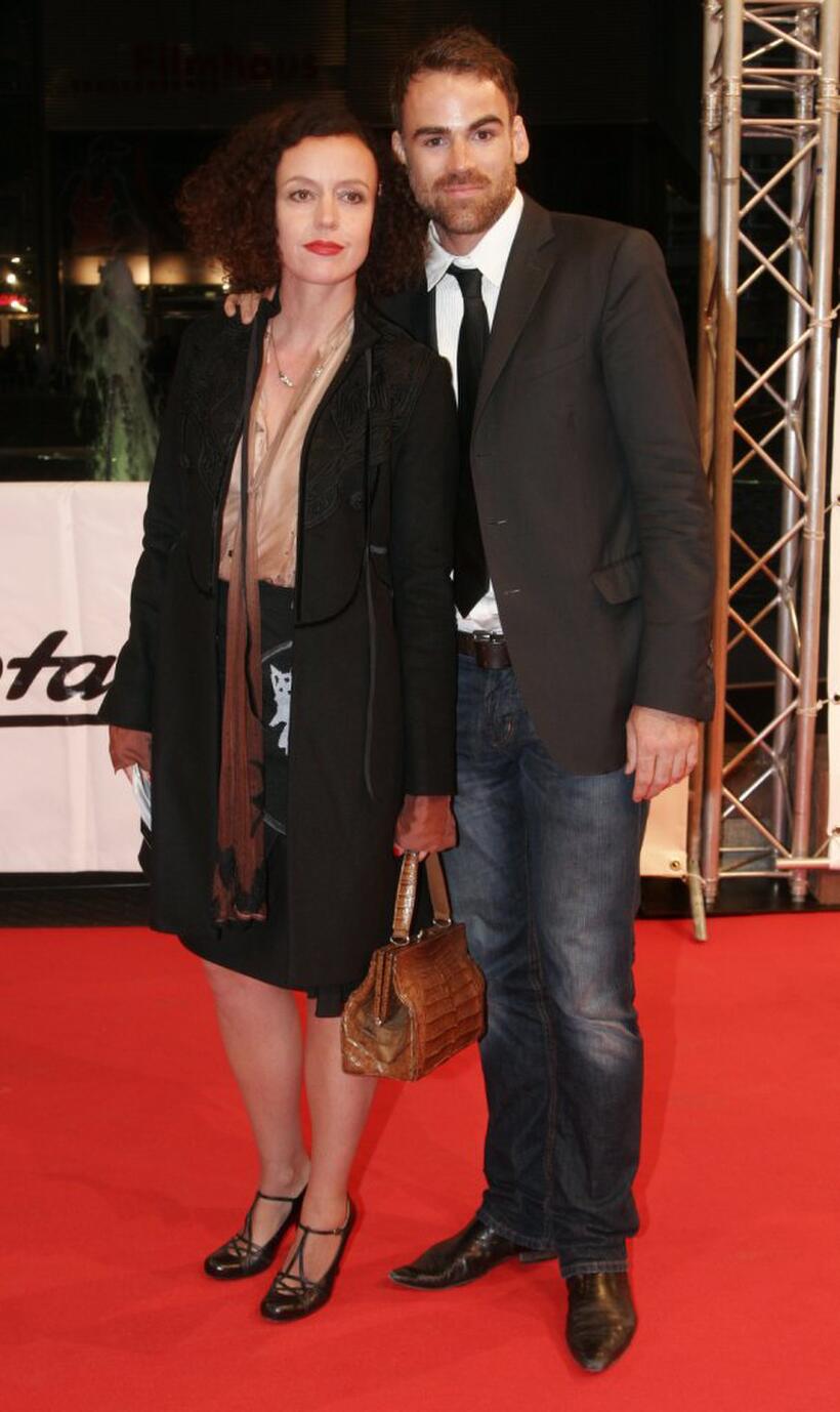 Maria Schrader and Sebastian Blomberg at the premiere of "Das Parfum."