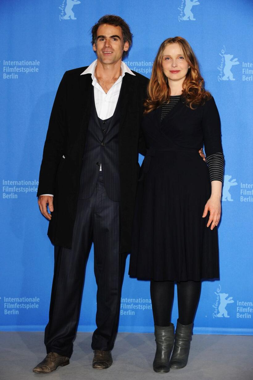 Sebastian Blomberg and Julie Delpy at the photocall of "The Countess" during the 59th Berlin Film Festival.