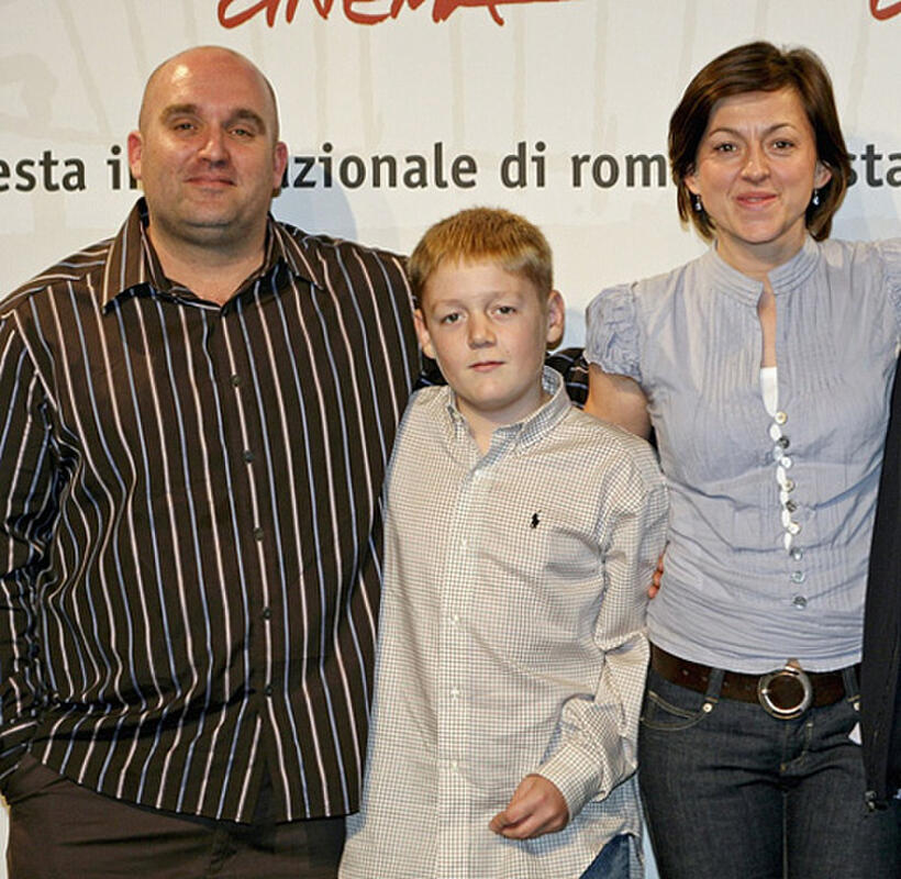 Director Shane Meadows, Thomas Turgoose and Jo Hartley at the photocall of "This Is England" during the sixth day of Rome Film Festival.