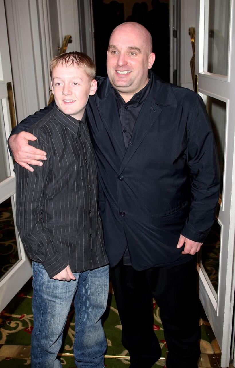 Thomas Turgoose and Shane Meadows at the Sony Ericsson Empire Awards 2008.