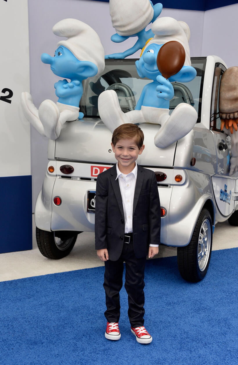 Jacob Tremblay at the California premiere of "The Smurfs 2."