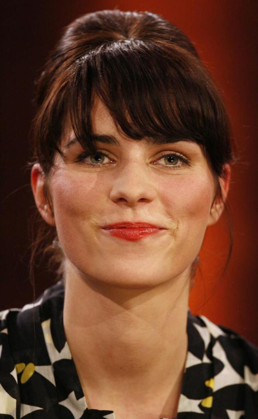 Nora Tschirner at the TV show presented by German host Thomas Gottschalk "Wetten, Dass."