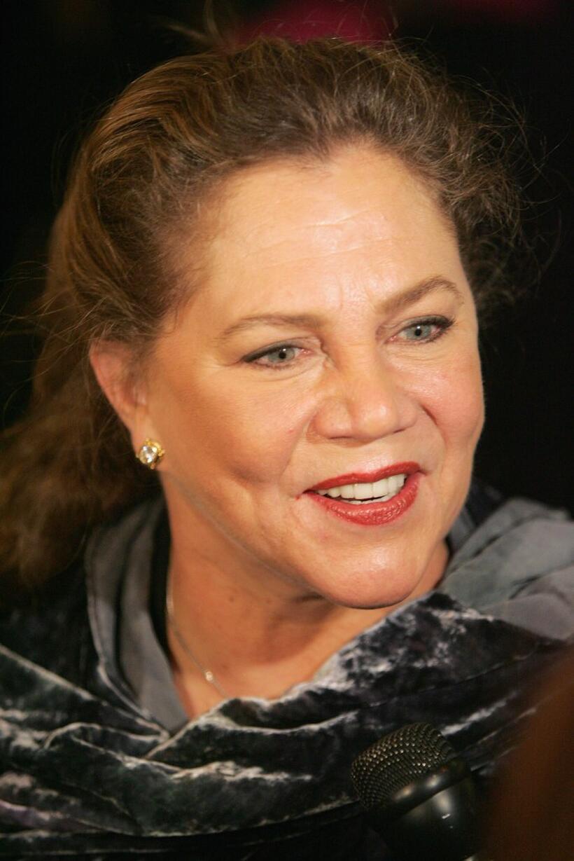 Kathleen Turner at the New York opening night of "The Odd Couple".