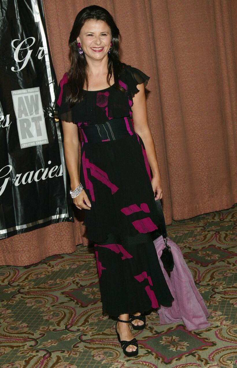 Tracey Ullman at the 2004 American Women in Radio and Television Gracie Allen Awards gala.