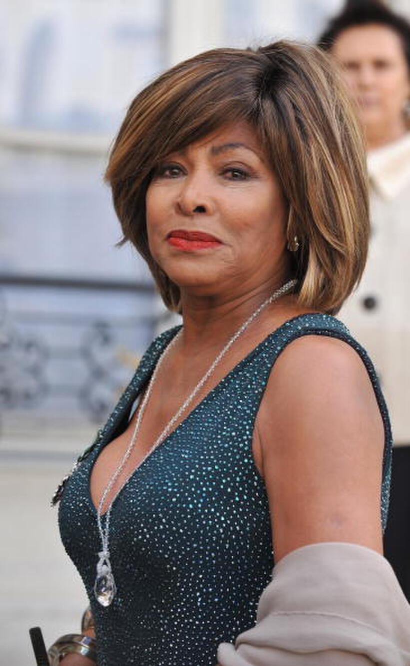 Tina Turner at the Legion D'Honneur Awards.