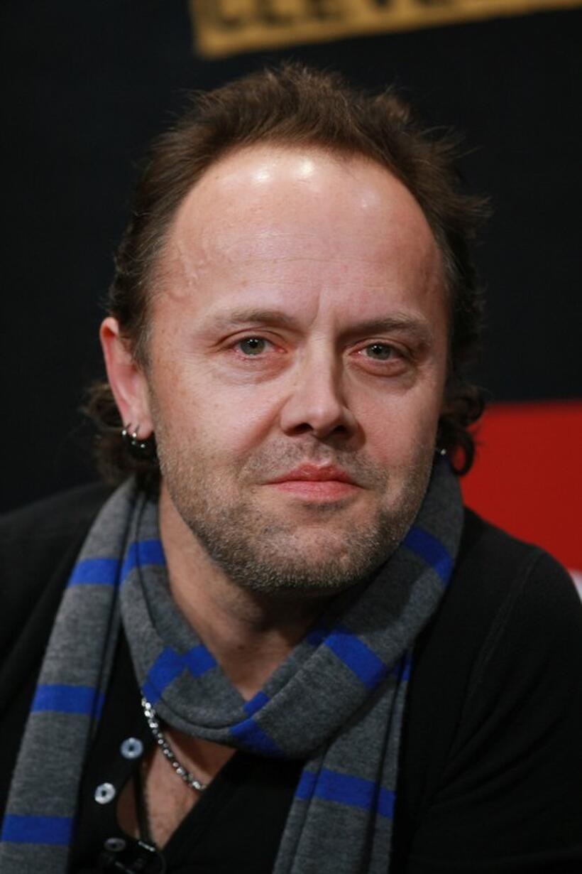 Lars Ulrich at the Rock & Roll Hall of Fame 2009 Inductee Announcement.