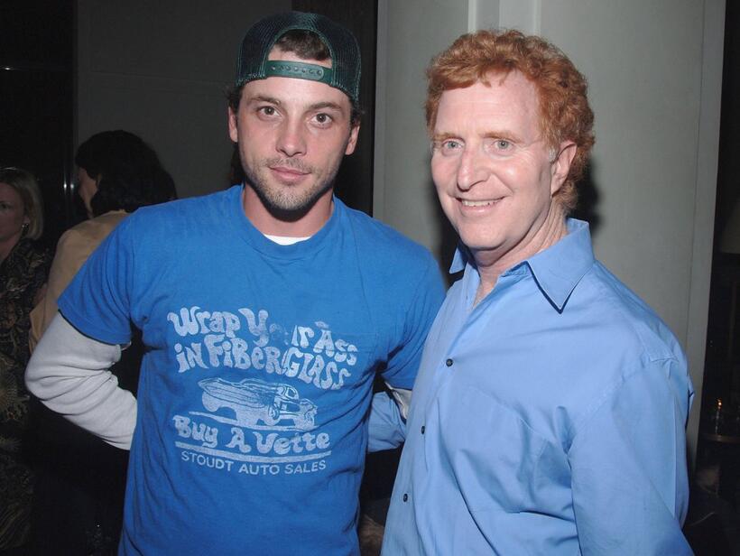 Skeet Ulrich and Bob Gersh at the CBS Upfront Presentation.