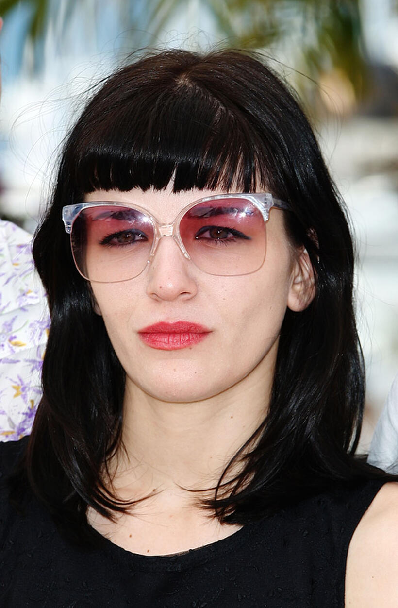 Mary Tsoni at the photocall of "Dogtooth" during the 62nd International Cannes Film Festival.