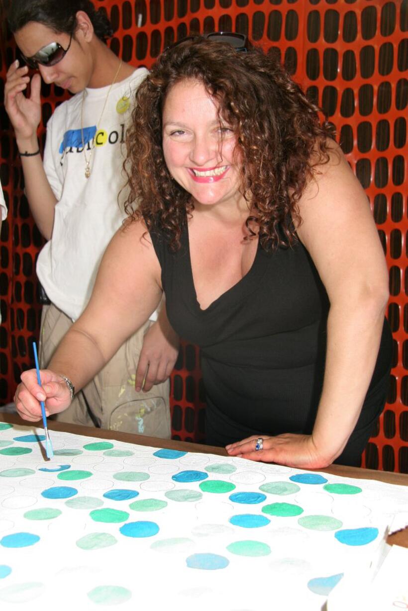 Aida Turturro at the Publicolor's Stir, Spatter And Roll Benefit Honoring Police Commissioner Raymond W. Kelly.