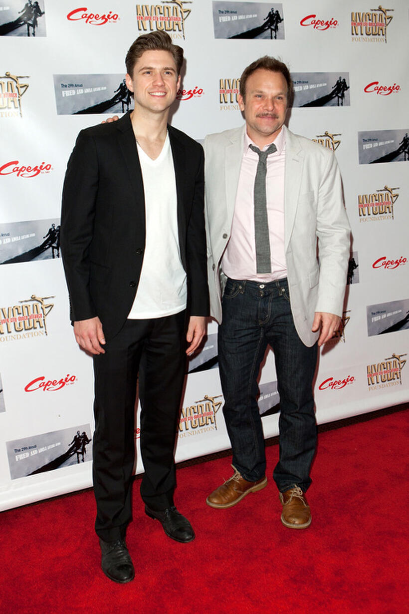 Aaron Tveit and Norbert Leo Butz at the 29th Annual Fred & Adele Astaire Awards.