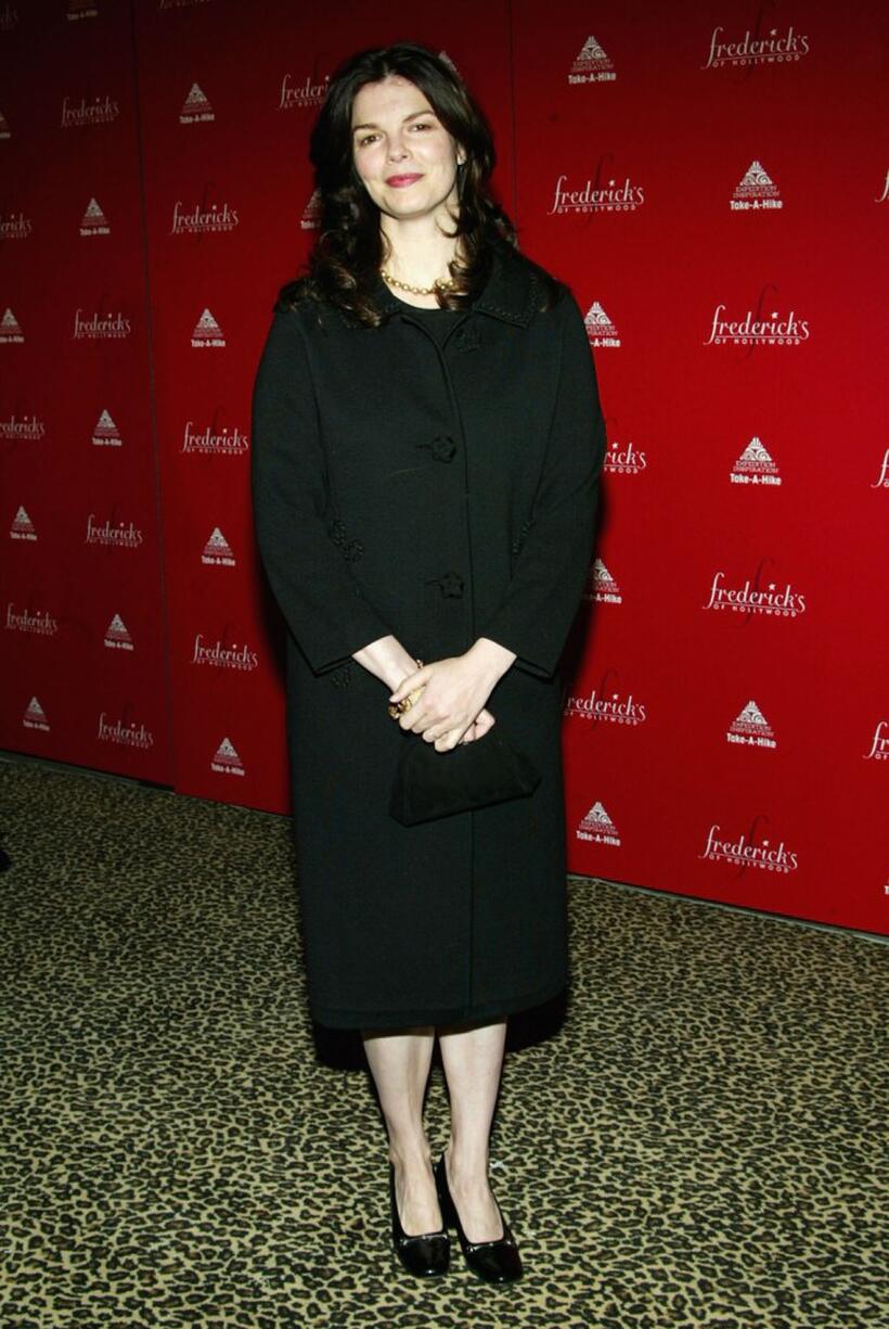 Jeanne Tripplehorn at the Frederick's of Hollywood Fall 2003 fashion show and auction.